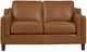 Aurora Furniture Bella Cognac Stationary Loveseat-0