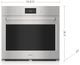 Wolf® E Series Professional 30" Stainless Steel Built in Single Electric Wall Oven-2