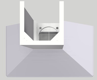Vent-A-Hood® 36" White Wall Hood-3