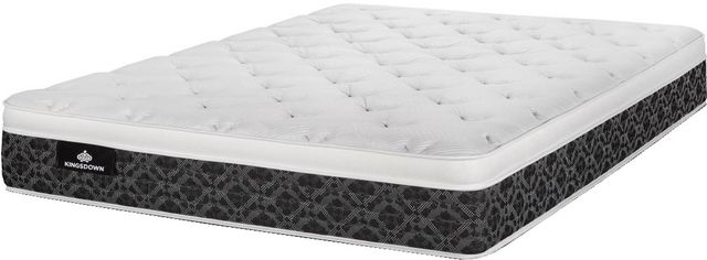 Kingsdown® Coralberry Wrapped Coil Pillow Top Queen Mattress and Ellis Standard Foundation-1