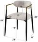 ACME Furniture Jaramillo 2-Piece Beige/Black Arm Chair Set-2