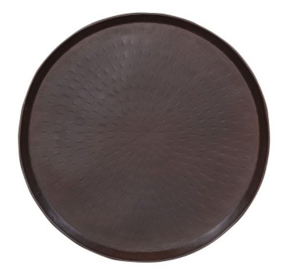 Porter International Designs Alamo Brown End Table-1