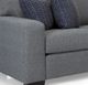 Decor-Rest® Furniture LTD 2A3 Alessandra Connections 2 Piece Gray Sectional-1