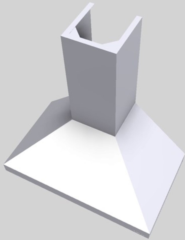 Vent-A-Hood® K Series 36" White Wall Mounted Range Hood-1