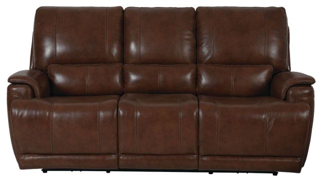 Bassett® Furniture Club Level Burlington Umber Power Reclining Sofa-1