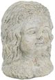 A & B Home Gray Lady Bust Statue with Long Hair-2