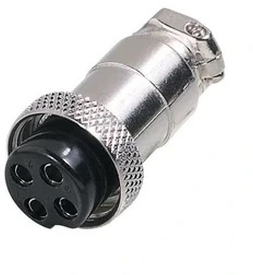 RadioShack Ham/CB/Audio 4-Pin Female Mic Connector-0