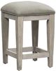 Liberty Furniture Heartland Antique White/Gray Taupe Upholstered Console Stool-0