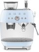 Smeg 50's Style Pastel Blue Espresso Machine-0