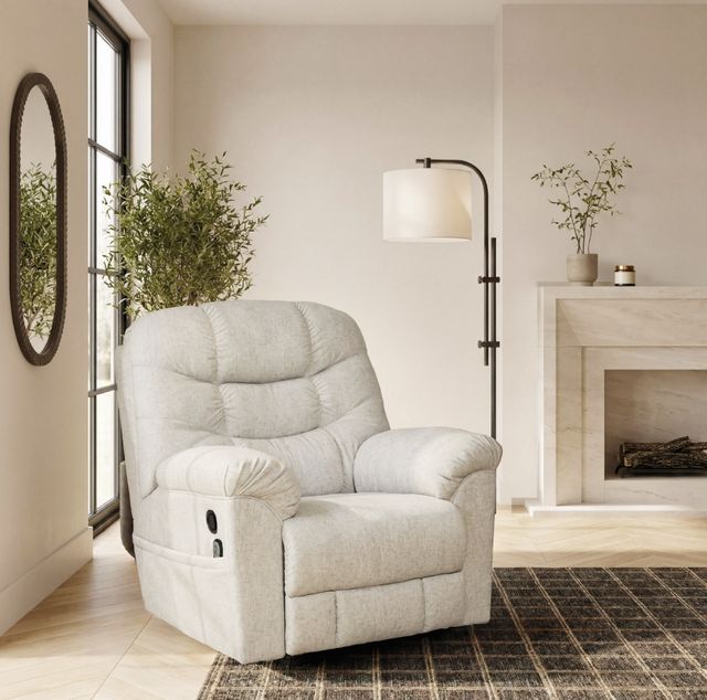Signature Design by Ashley® Linenfield Feathered Manual Zero Wall Recliner-1
