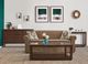 Michael Amini® Carrollton Rustic Ranch Sideboard and Mirror-1