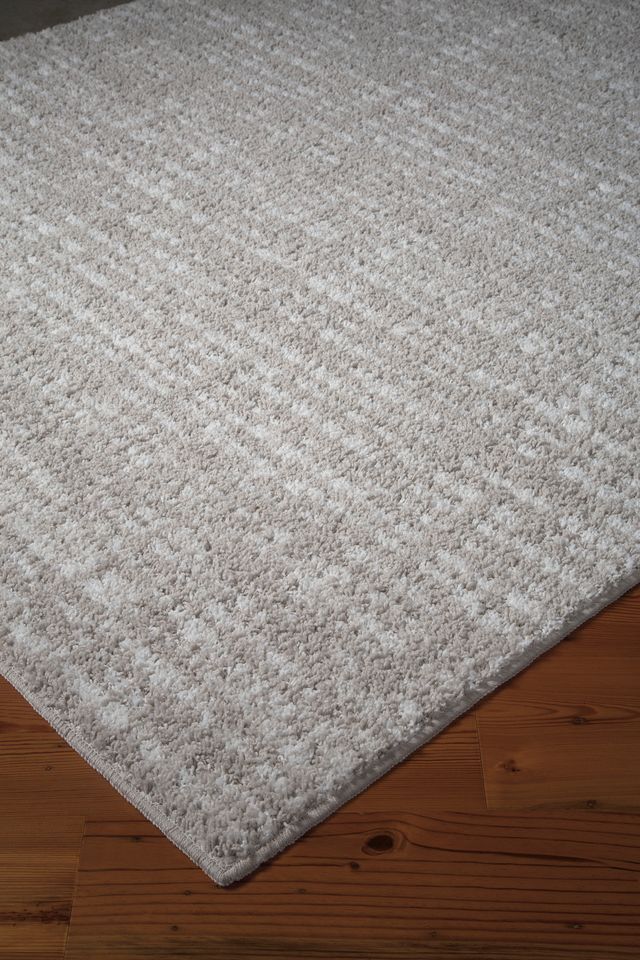 Signature Design by Ashley® Norris Taupe/White 5'x7' Medium Area Rug-1