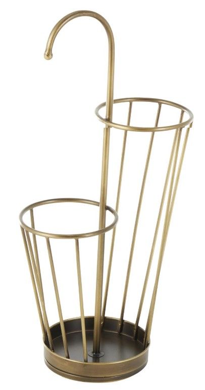 Deco Marche Gold 2-Section Umbrella Stand-2
