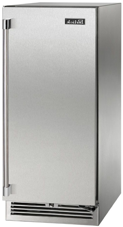 Perlick® Signature Series Panel Ready 15" Right Hinge Wine Reserve Solid Door-0