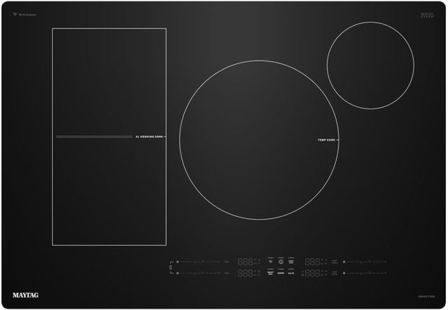 Maytag® 30" Black Induction Cooktop with Power Boost-0