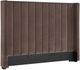 Steve Silver Co. Pearson Chocolate Queen Upholstered Panel Bed-4