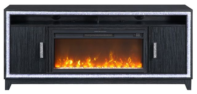 Global Furniture USA Lily Dark Gray Entertainment Unit-1