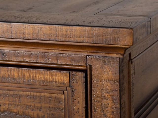 Magnussen Home® Bay Creek Toasted Nutmeg End Table-3