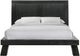 Elements International Allan Black Queen Platform Bed-1