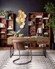 Moe's Home Collection Benedict 2-Piece Light Brown Dining Chair Set-3