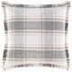 Surya Glenwood Charcoal 20"x20" Toss Pillow with Down Insert-0