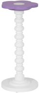Linon Violet Purple Tall Table with White Base-0