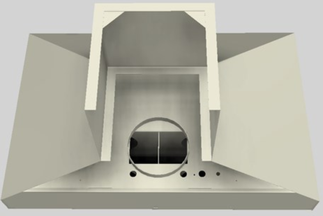 Vent-A-Hood® 42" Biscuit Euro-Style Wall Mounted Range Hood-2