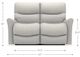 La-Z-Boy® Rowan Dove Power Wall Reclining Loveseat-5
