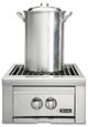 Viking® 5 Series 20" Stainless Steel Liquid Propane Power Side Burner-1