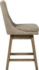 Signature Design by Ashley® Tallenger Beige Upholstered Swivel Bar Stool -2