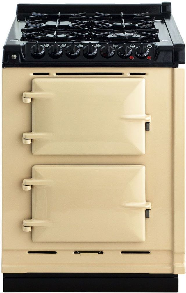 AGA 24" Cream Integrated Dual Fuel Range-0