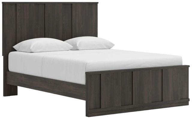 Signature Design by Ashley® Shaehartin Dark Brown Queen Panel Platform Bed-0