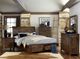 Mazin Furniture Jerrick Burnished Brown Queen Bed-4