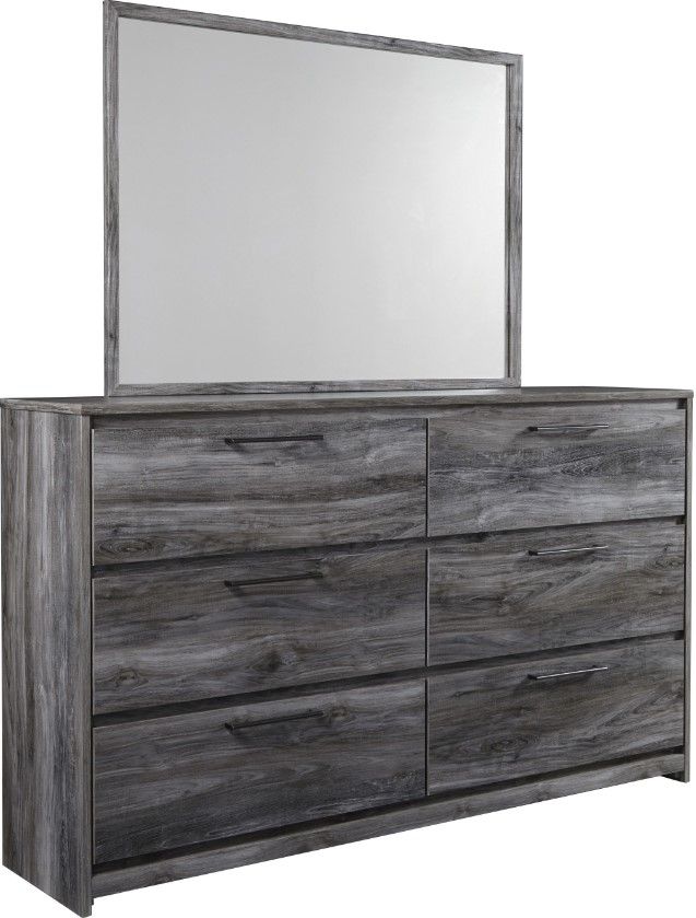 Signature Design by Ashley® Baystorm 4-Piece Gray Queen Panel Bed Set-2