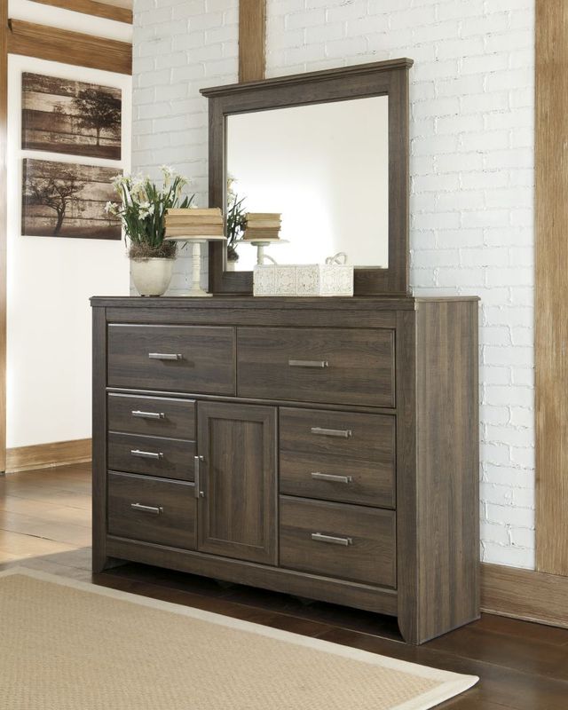Signature Design by Ashley® Juararo Dark Brown Dresser and Mirror-1