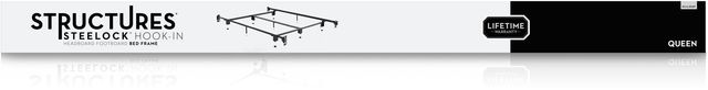 Malouf® Structures® Steelock® Full XL Hook-In Headboard Footboard Bed Frame-1