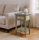 Crestview Collection Solace Green End Table-1