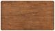 Coaster® Hollyoak Walnut Dining Table with Black Base-3
