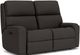 Flexsteel® Rio Pewter Reclining Loveseat-0