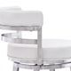 Armen Living Madrid White 26" Counter Stool-4