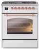 Ilve® Nostalgie II Series 30" White Pro Style Dual Fuel Range-4