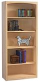 Archbold Furniture Customizable Pine 30" x 72" Bookcase-0