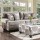 Furniture of America® Bonaventura Gray Sofa-0