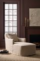 Rowe® Customizable Noel Slipcovered Chaise Chair-1