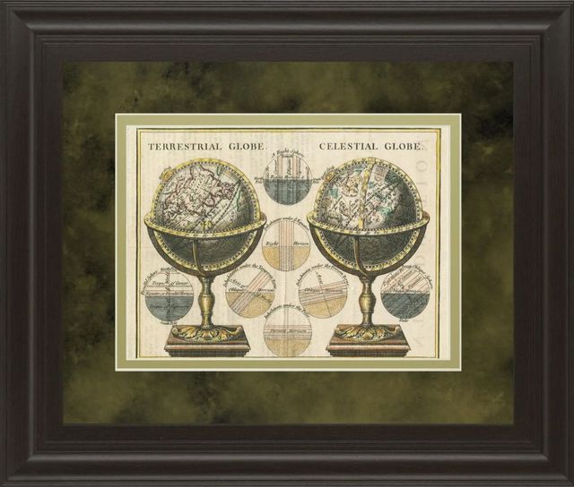 Classy Art Antique Globes by Wild Apple Wall Art-0