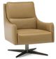 Natuzzi Editions Customizable Gloria Leather Swivel Chair-0