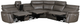 Homelegance® Maroni 6-Piece Dark Brown Curved Power Reclining Sectional-3