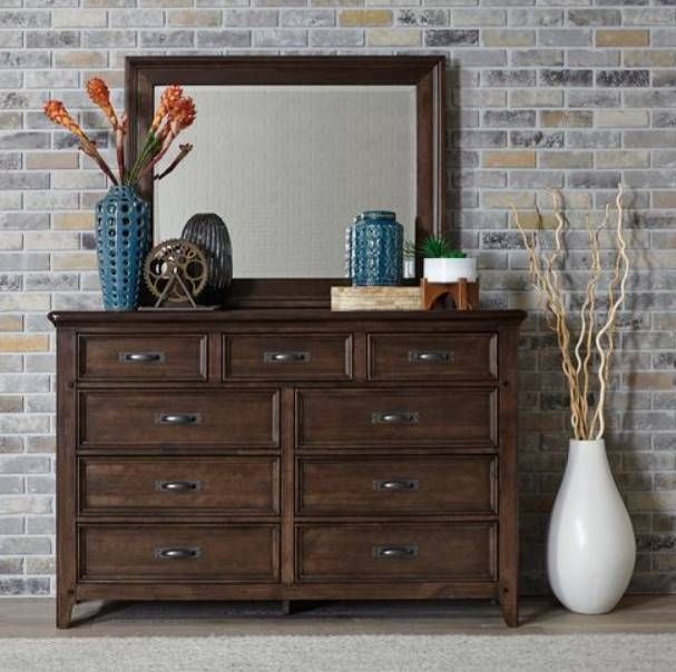 Liberty Furniture Saddlebrook Tobacco Dresser | Lehnen's Furniture &  Mattress