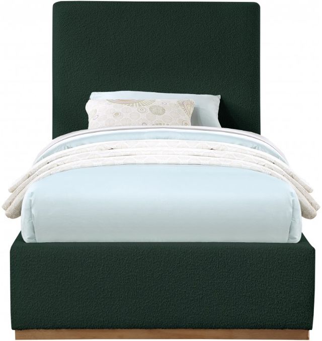 Meridian Furniture Monaco Green Twin Bed-1