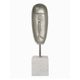 A & B Home Silver Face Sculpture-3